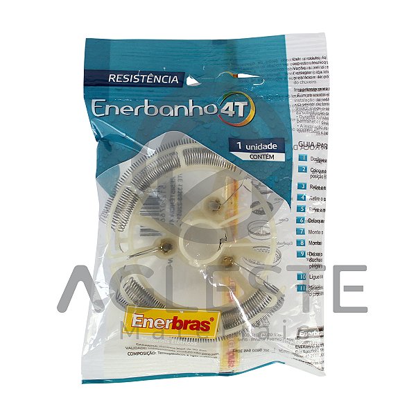 RESISTÊNCIA DE CHUVEIRO ENERBANHO 4T (220V~6800W) - ENERBRAS